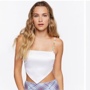 Forever 21 | Satin Handkerchief Top